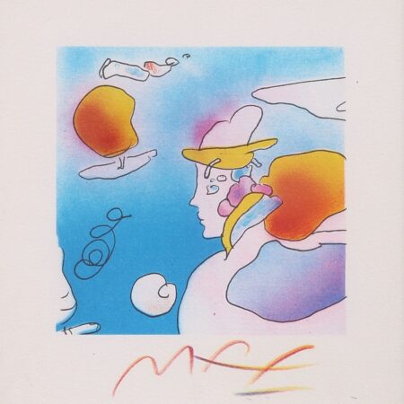 Peter Max "Galactic Man" Lithograph