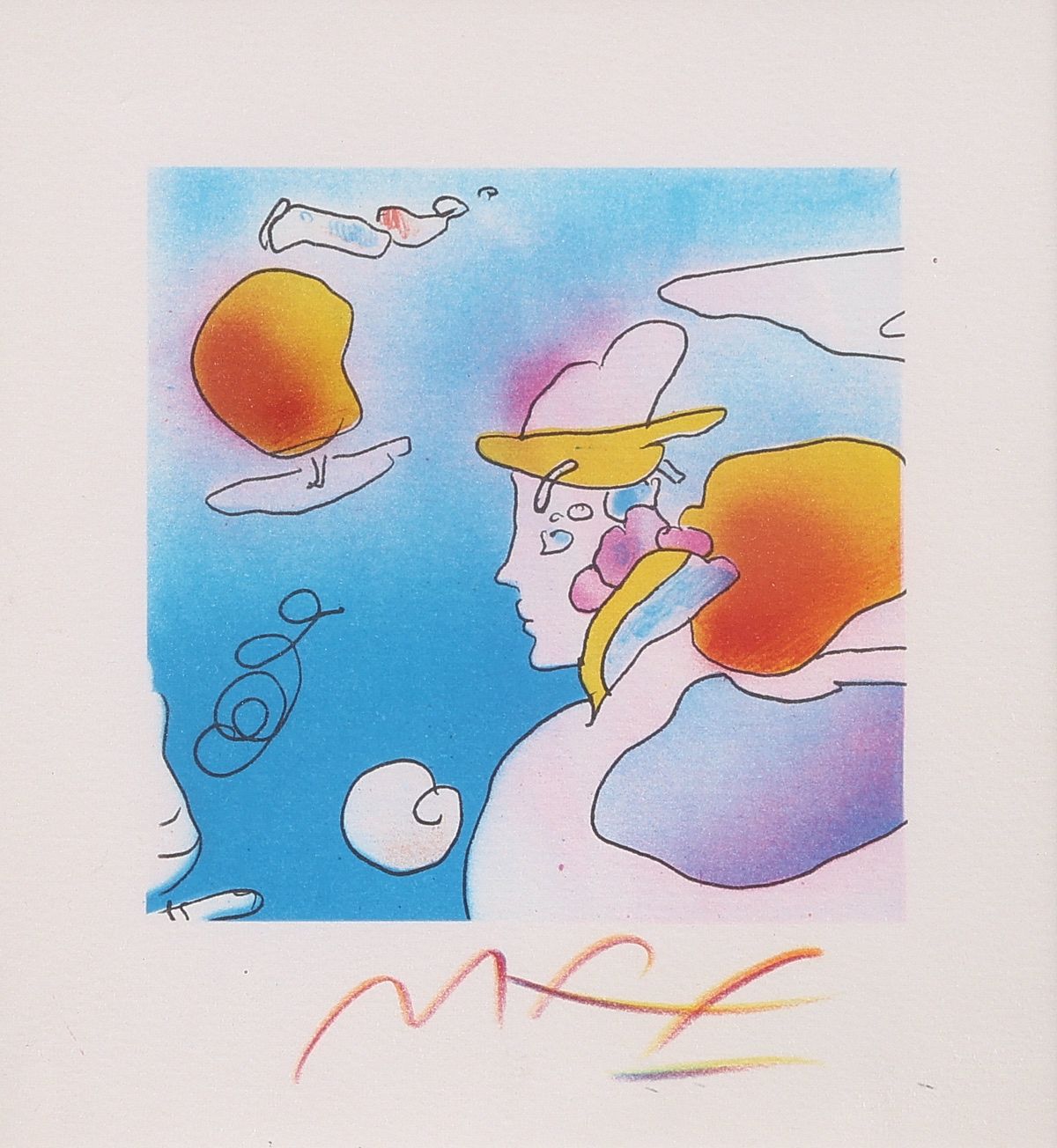 le_pho_banner 2 Peter Max "Galactic Man" Lithograph
