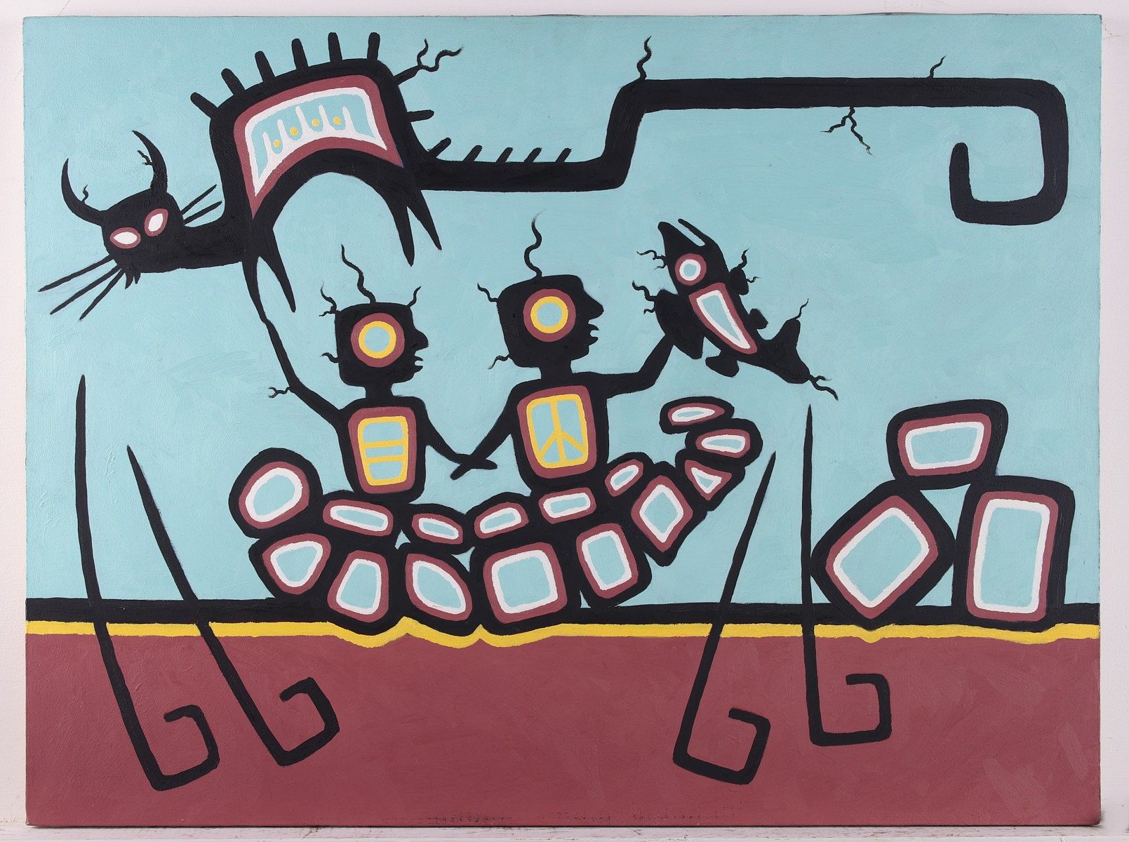 le_pho_banner 2 Behon LaPrairie "Moneedog" Acrylic on Canvas