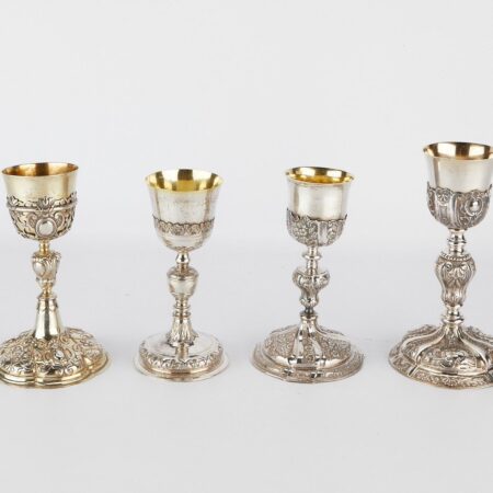 4 Sterling Silver Chalices