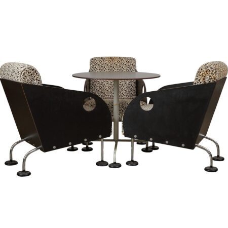 3 Gert M. Mayr-Keber KHM Armchairs w/ Table