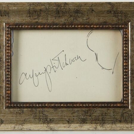 Alfred Hitchcock Signature Autograph