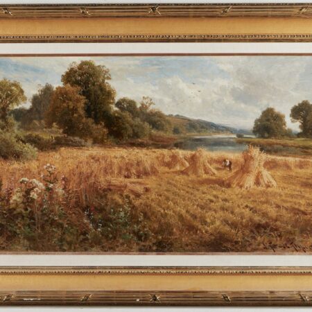 John Horace Hooper "Harvest Time" Landscape