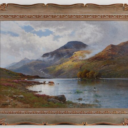 Alfred Fontville de Breanski Jr. Loch Painting
