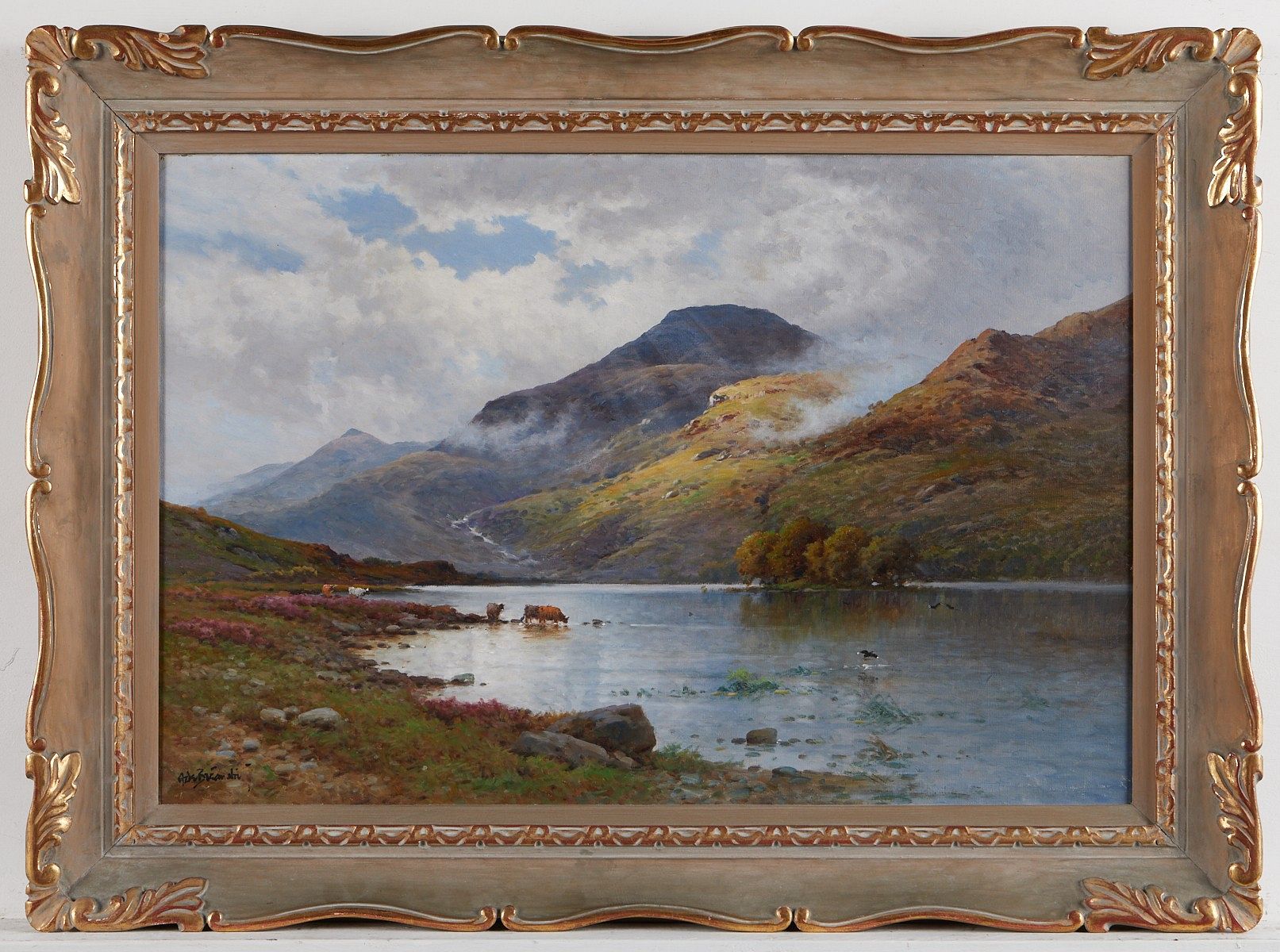 le_pho_banner 2 Alfred Fontville de Breanski Jr. Loch Painting