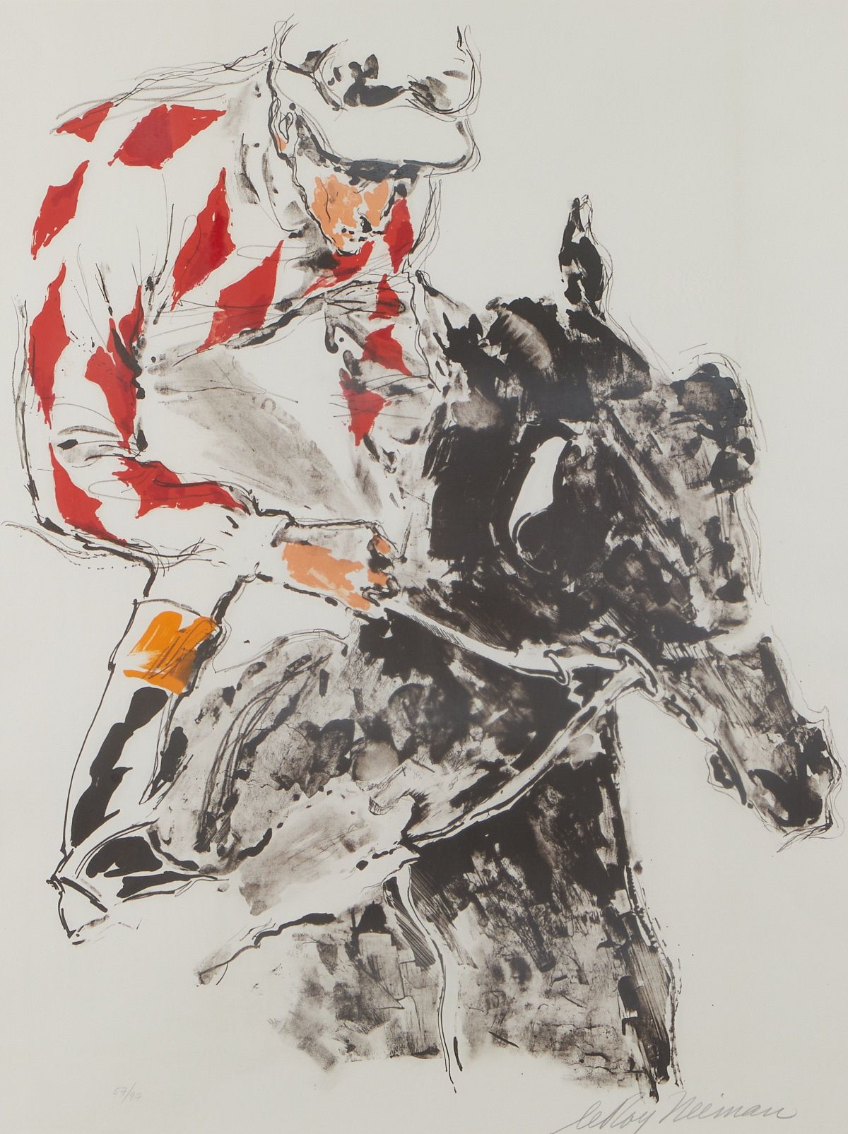 le_pho_banner 2 LeRoy Nieman "Jack of Diamonds" Serigraph