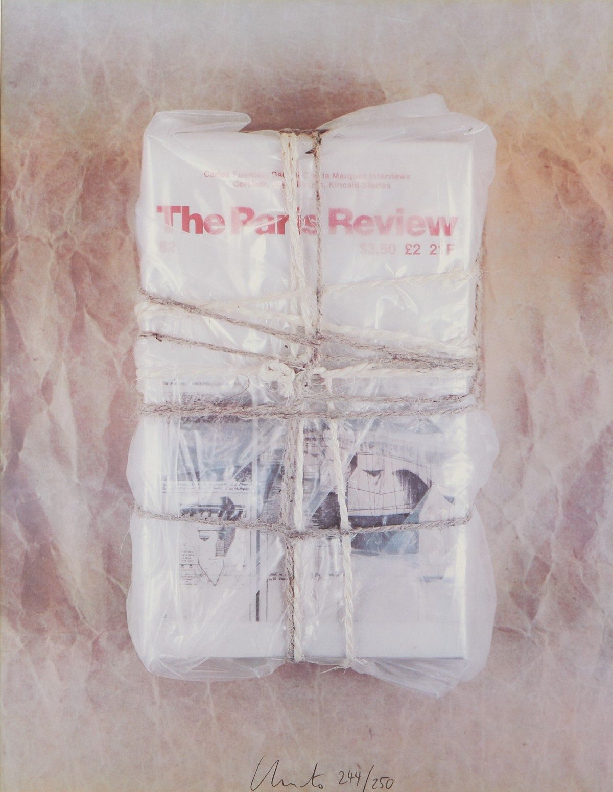le_pho_banner 2 Christo "The Paris Review" Lithograph