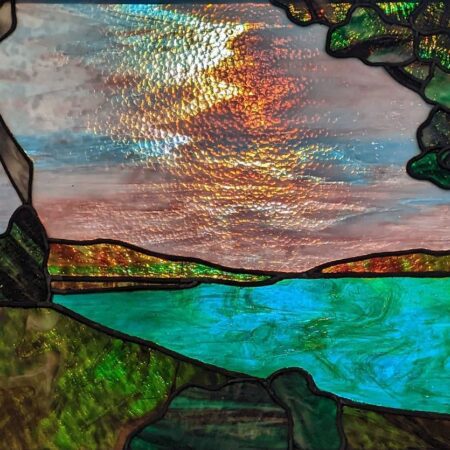 Witte Brothers Stained Glass Window Hanging