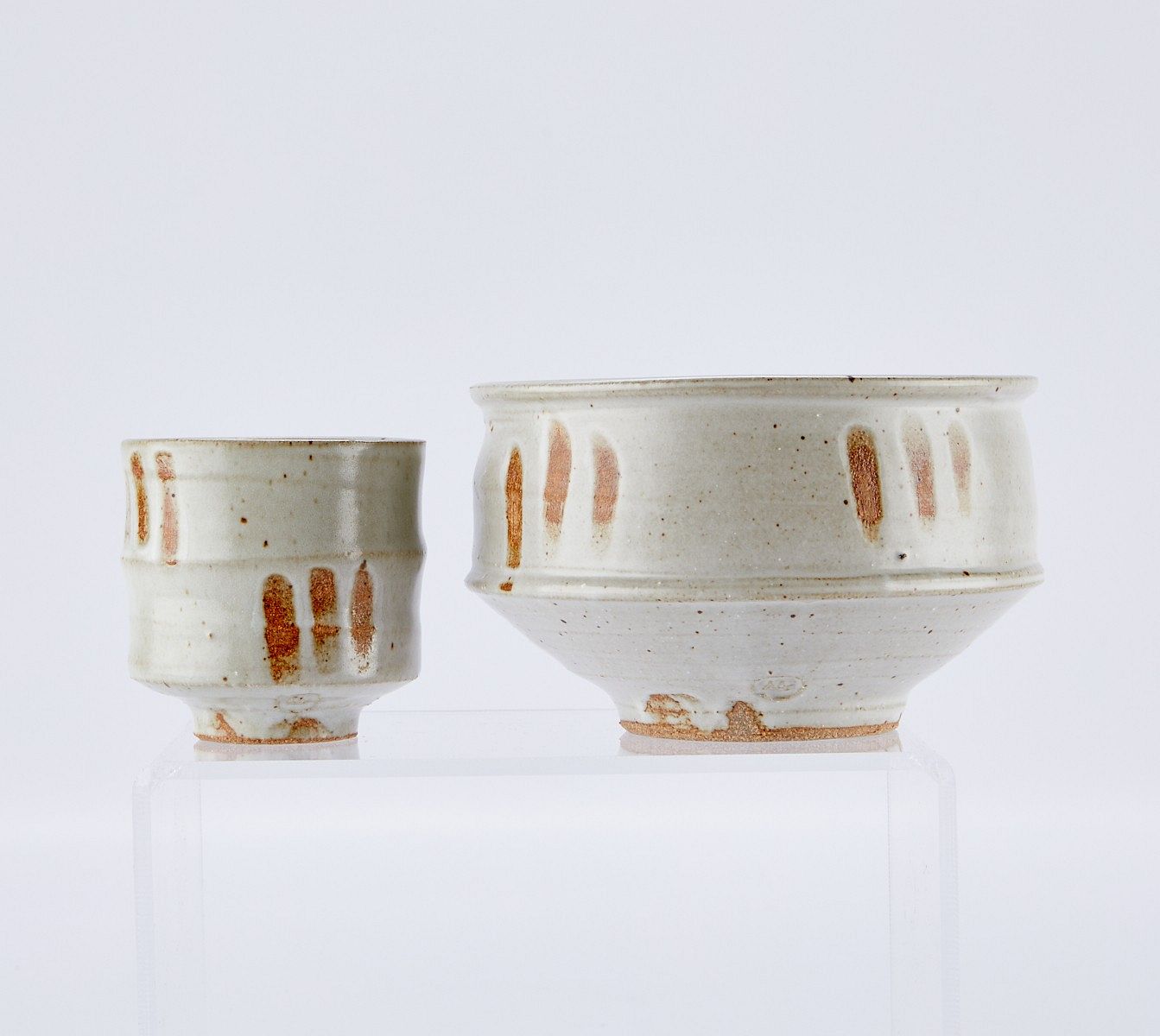 le_pho_banner 2 Warren MacKenzie Matching Bowl & Teacup - Marked