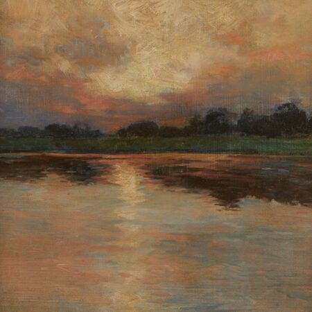 Edward Percy Moran Oil on Board