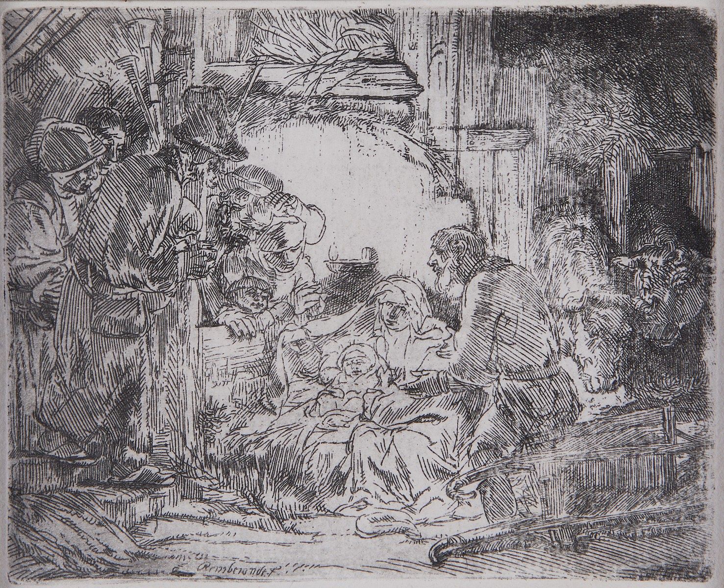 le_pho_banner 2 Rembrandt "Adoration of the Shepherds" Etching