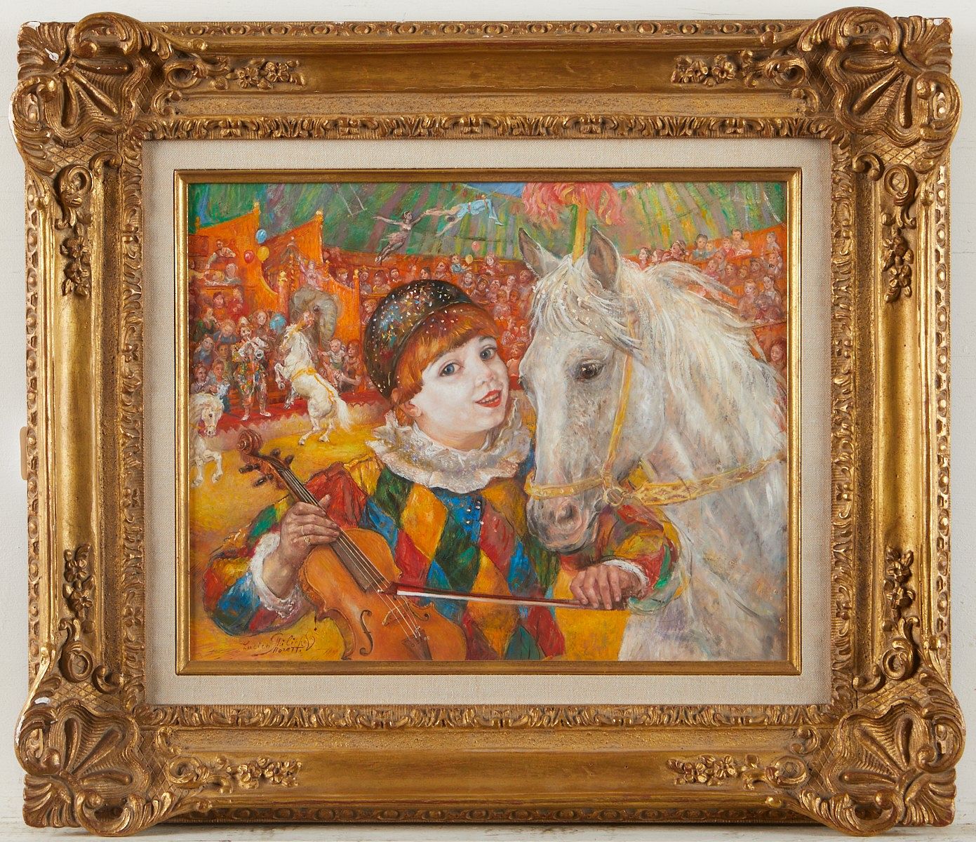 le_pho_banner 2 Lucien-Phillippe Moretti "Musical Ponies" Painting