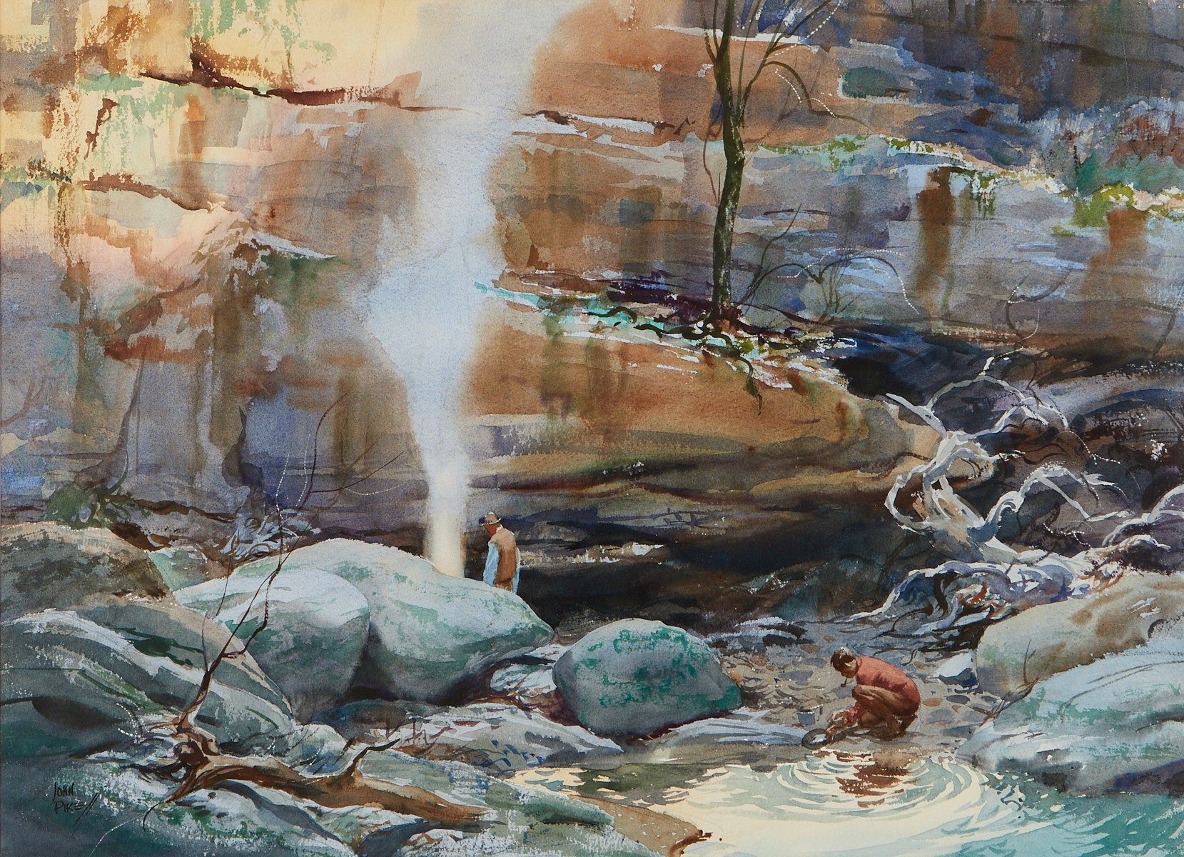 le_pho_banner 2 John Pike Watercolor Panning for Gold