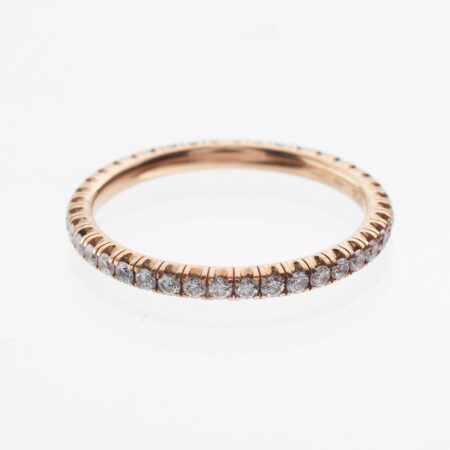 Cartier 18k Gold Ring w/ 40 Diamonds