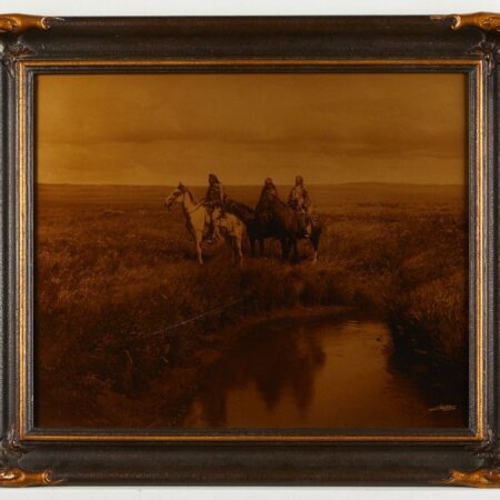 Edward Curtis "Three Chiefs" Modern Orotone