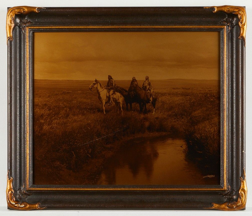 le_pho_banner 2 Edward Curtis "Three Chiefs" Modern Orotone
