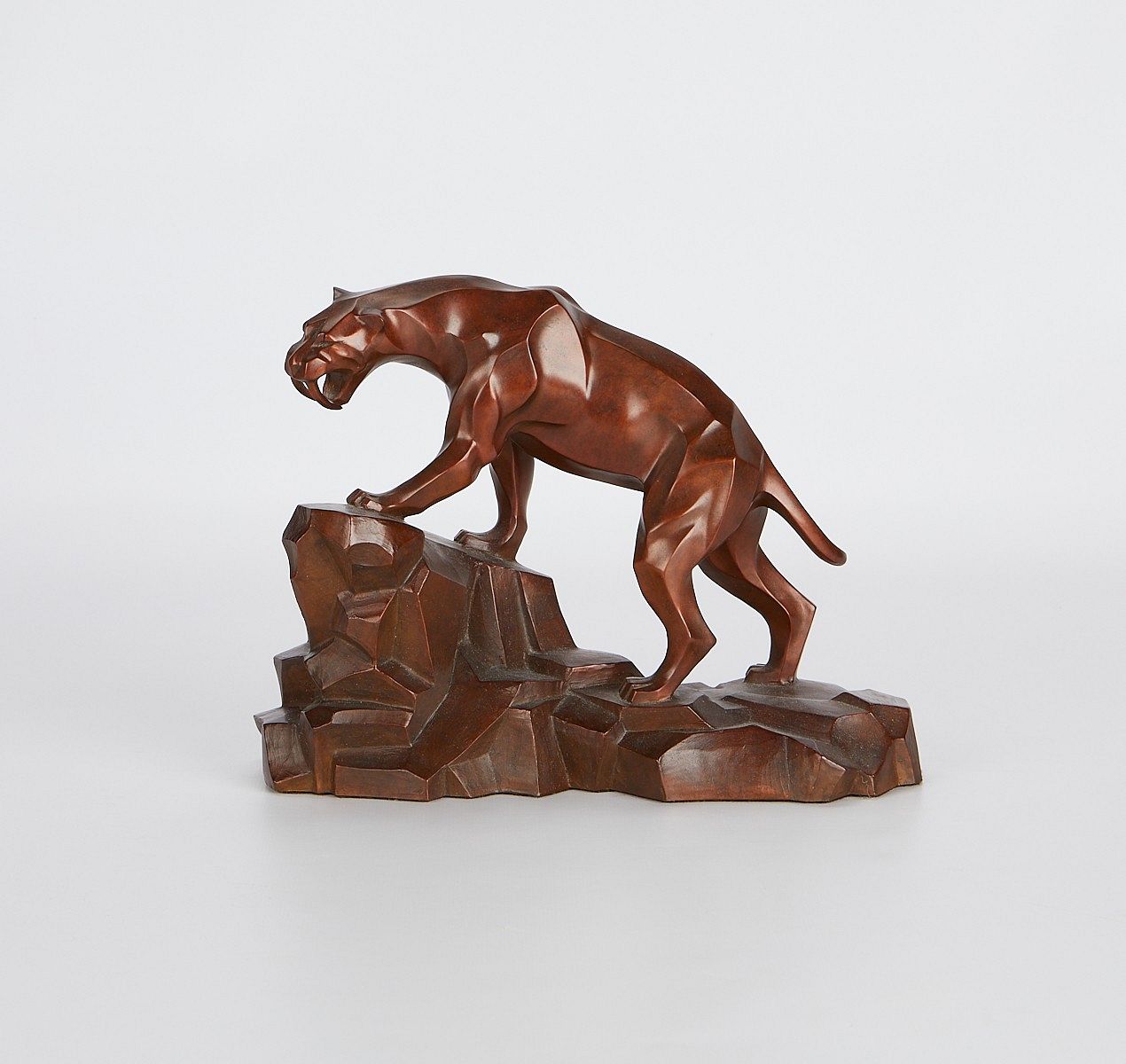 le_pho_banner 2 Janet Rosetta Sabre-Tooth Tiger Bronze Sculpture