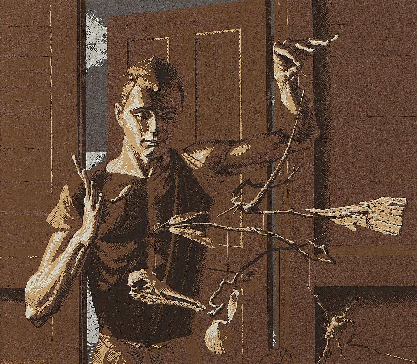le_pho_banner 2 Paul Cadmus "Mobile" Serigraph 1953
