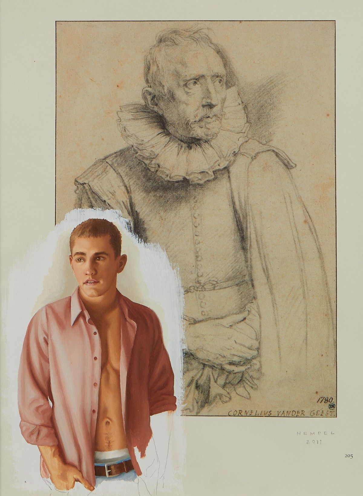 le_pho_banner 2 Wes Hempel "Page 205 Van Dyck Series" Mixed Media