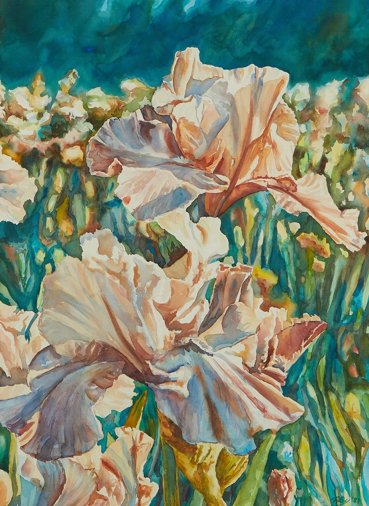 le_pho_banner 2 David Foley "Flower Piece" Watercolor on Paper