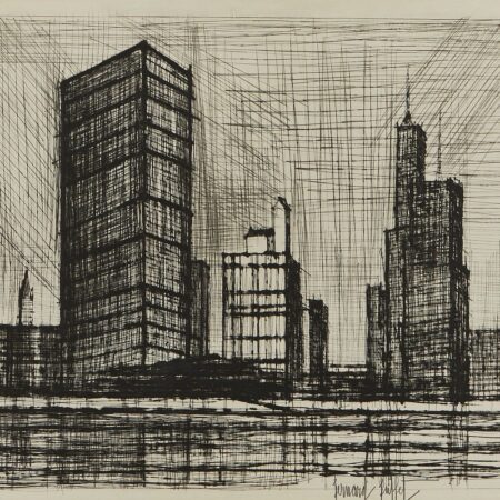 Bernard Buffet "New York IX" Lithograph
