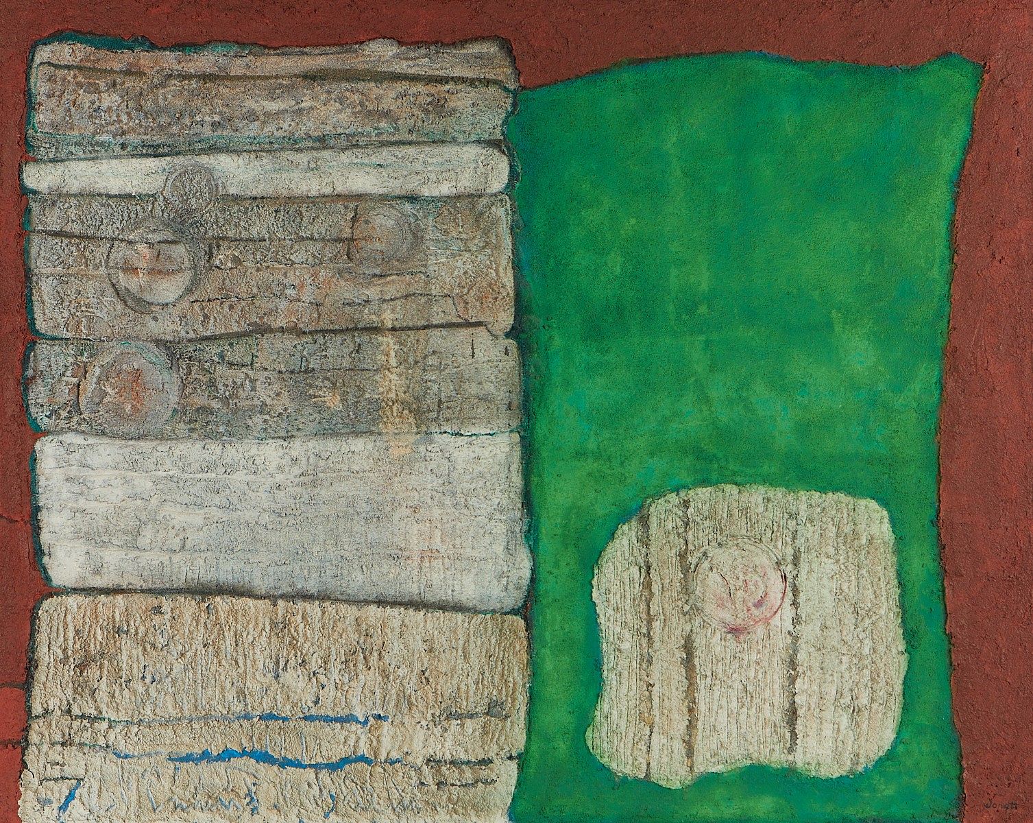 le_pho_banner 2 Enrico Donati "Hopi Wall" Mixed Media 1965