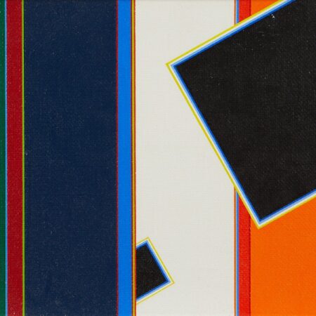 Peter Freudenthal "Study/or Two Squares" Painting