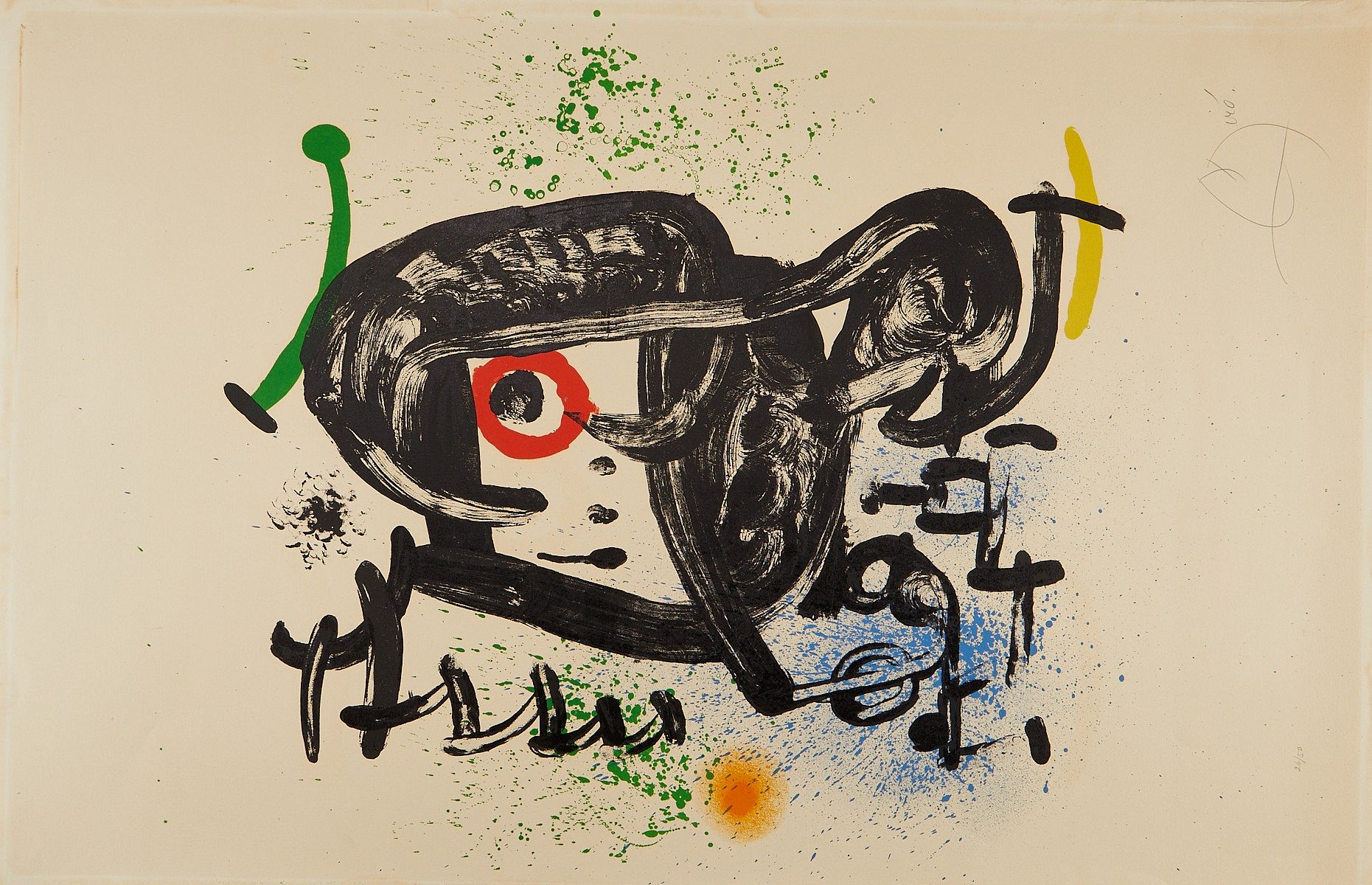 le_pho_banner 2 Miro "L'oeil de Faucon" Lithograph 1971
