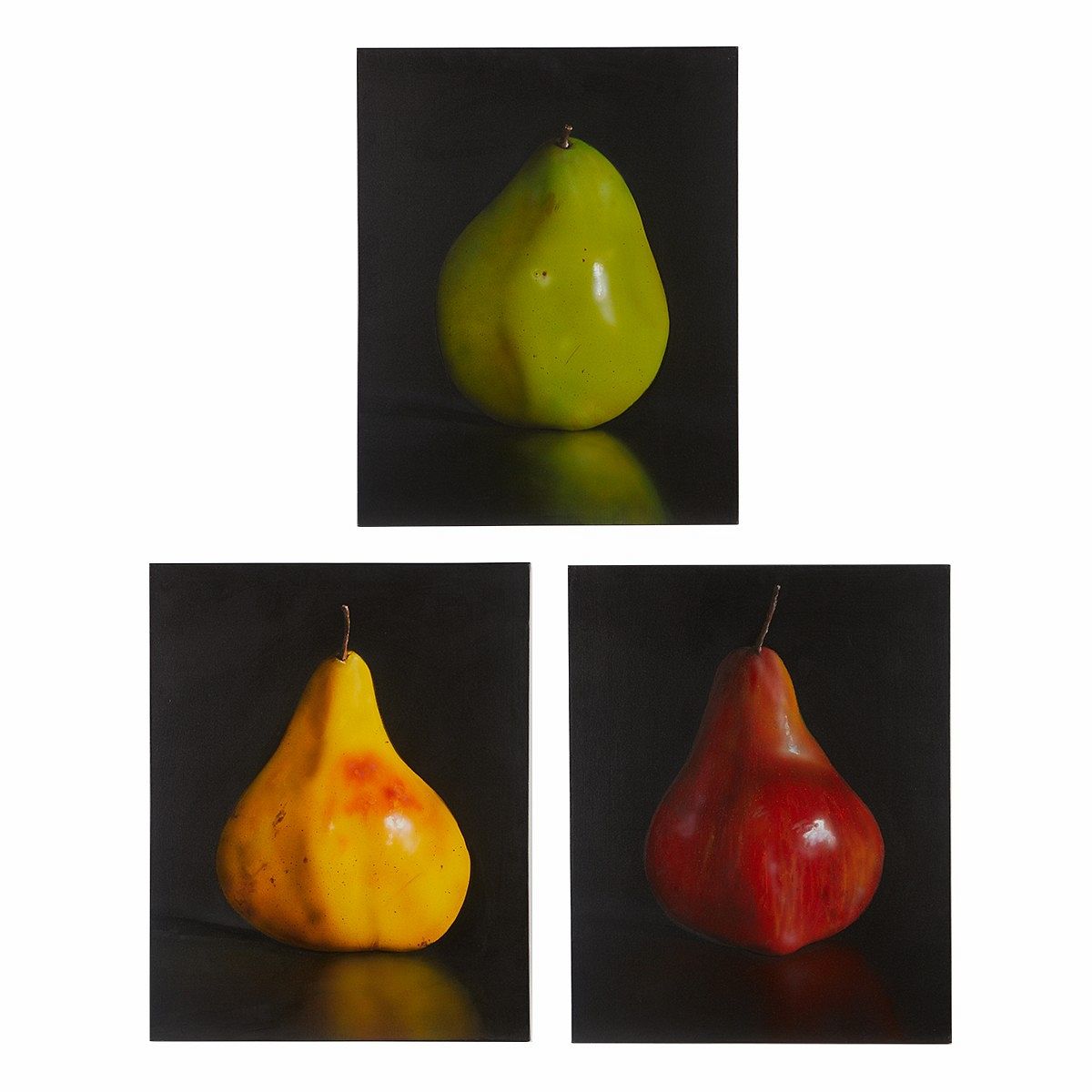 le_pho_banner 2 3 Tom Seghi Pear Paintings - Red, Green, Yellow