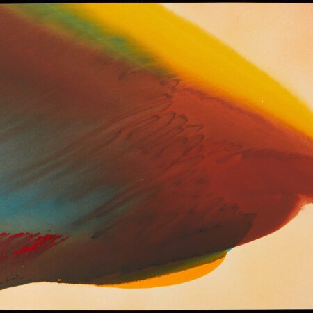 Beth Ames Swartz "Hansa Orange Gesture" Painting
