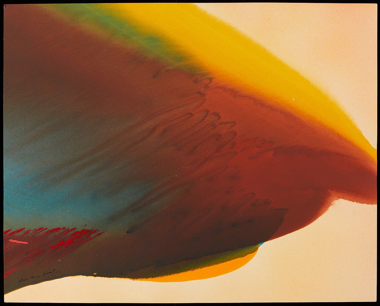 le_pho_banner 2 Beth Ames Swartz "Hansa Orange Gesture" Painting