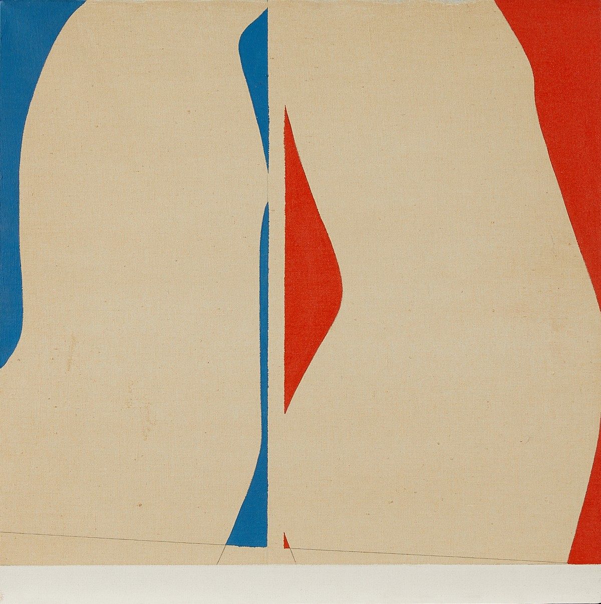 le_pho_banner 2 Ernest Trova "Study/Falling Manscape" Painting