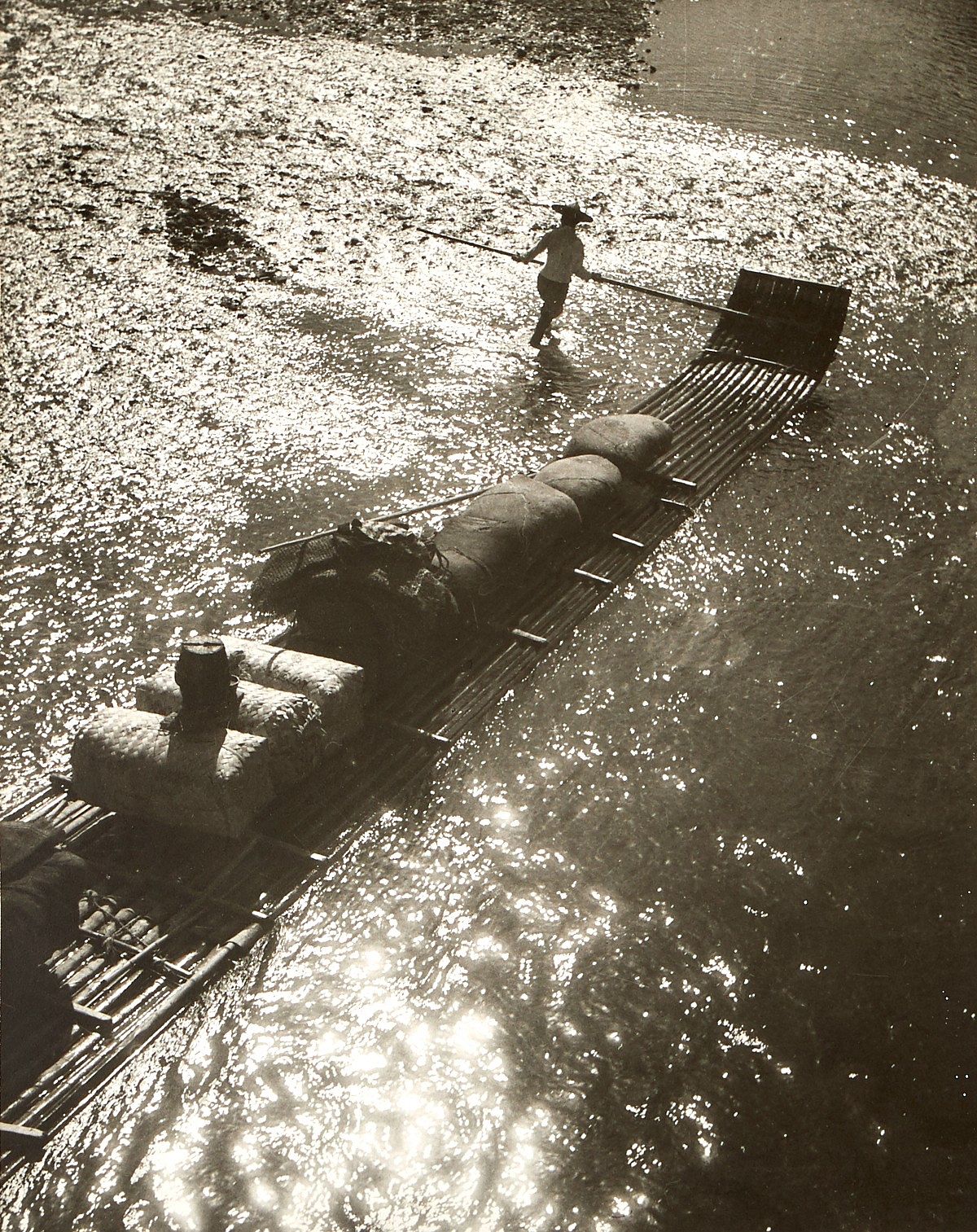 le_pho_banner 2 Chin San Long Photograph "The Raft" 1930