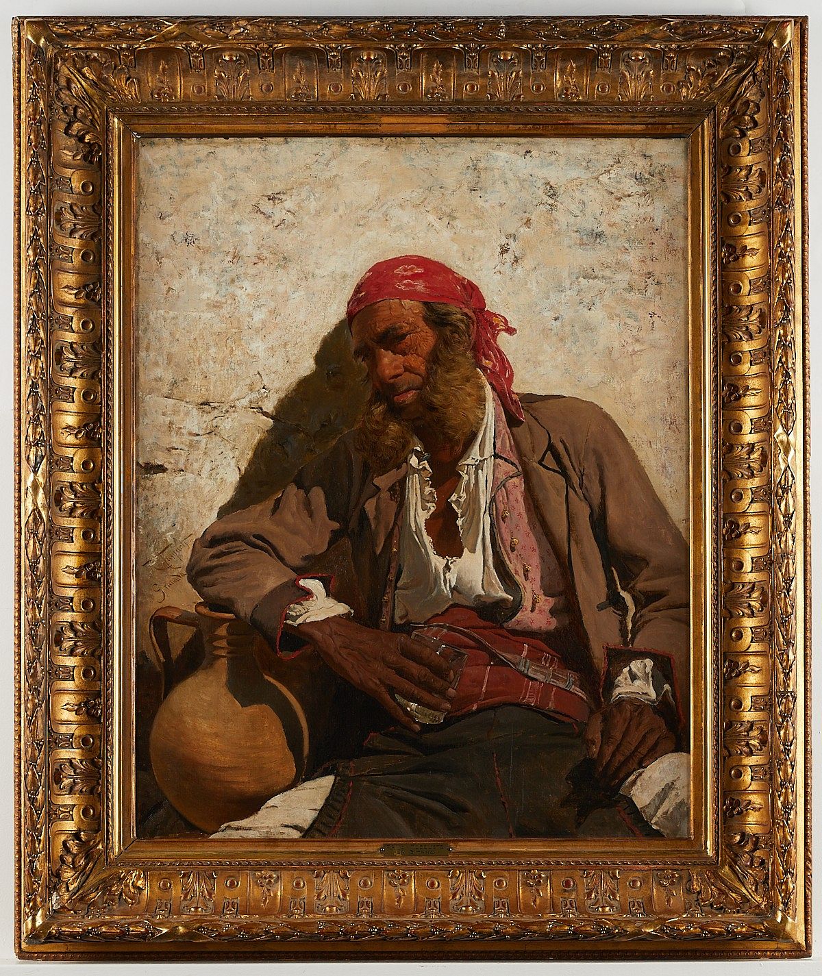 le_pho_banner 2 Ramon Tusquets y Maignon "Un Gitano" Painting