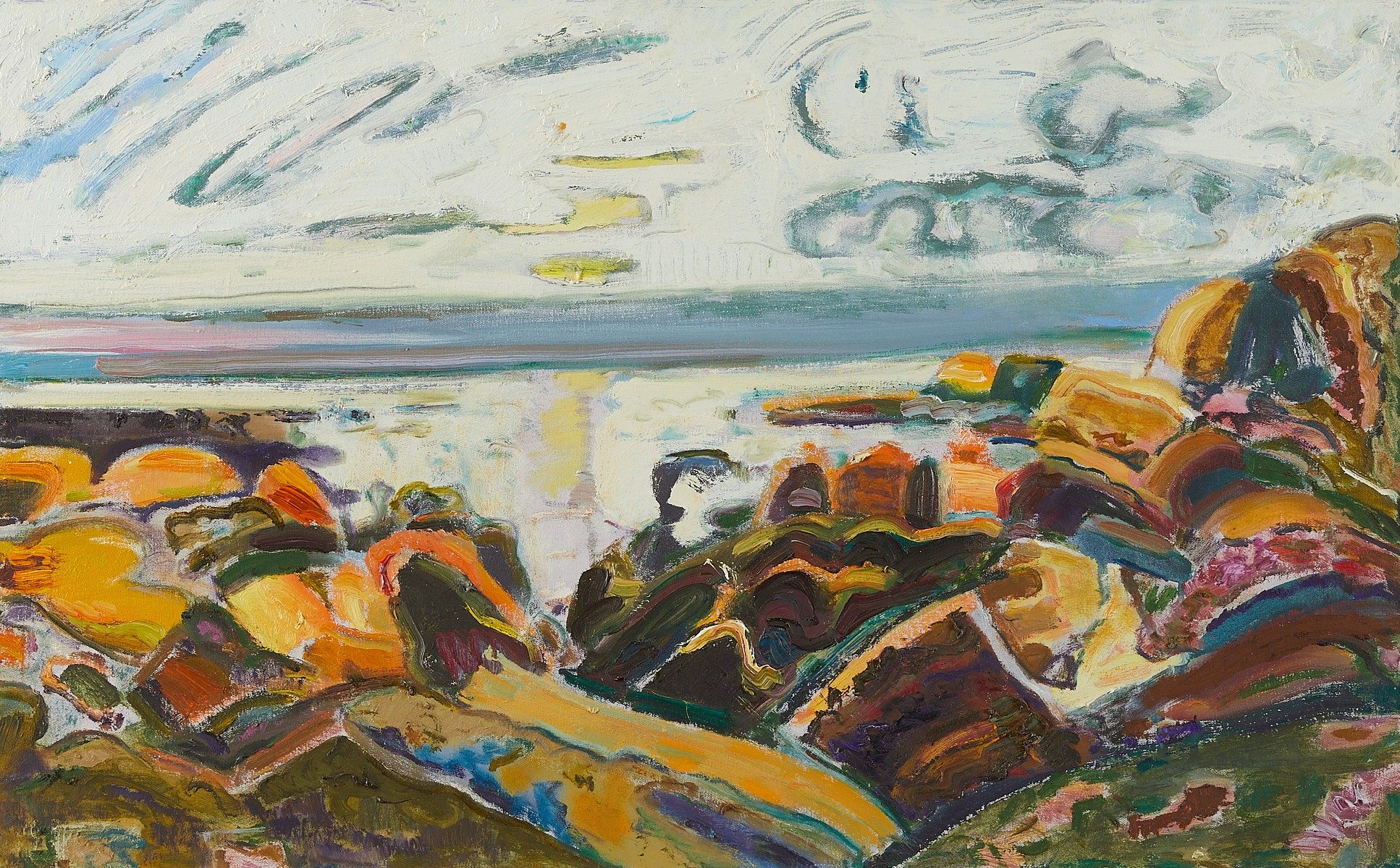 le_pho_banner 2 Bernard Chaet "Broken Sky I" Painting 1998-2000