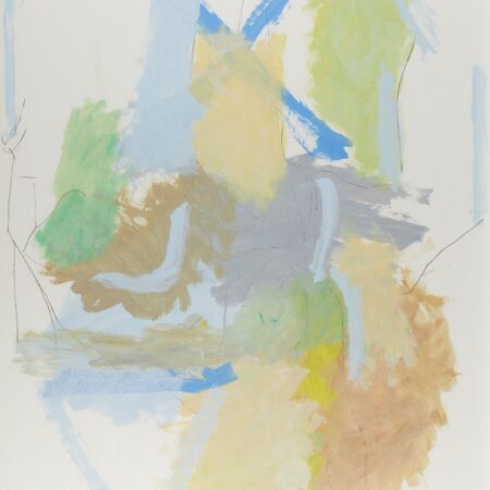 Jack Roth Abstract Mixed Media on Paper 1982