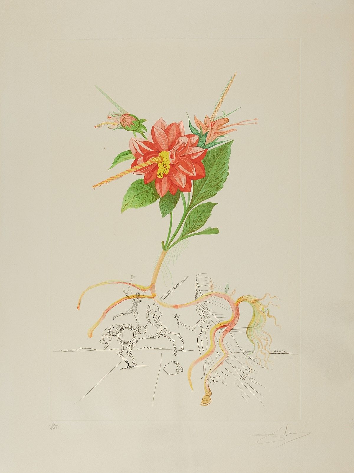 le_pho_banner 2 Salvador Dali "Dahlia Unicornis" Aquatint