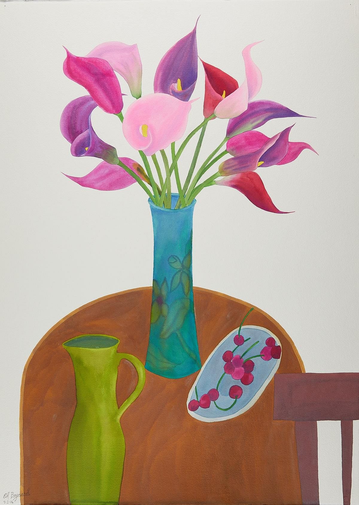le_pho_banner 2 Ed Baynard "12 Calla Lilies" Watercolor 2006