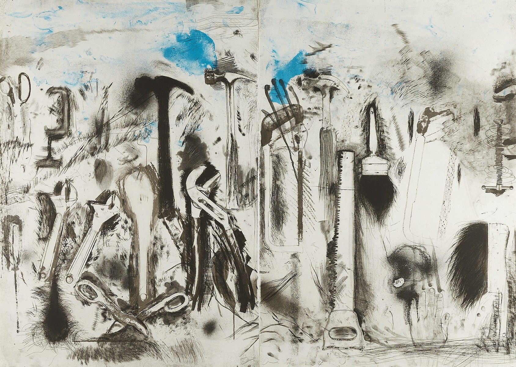 le_pho_banner 2 Jim Dine "The Sky In Madison, WI" Lithograph 2004