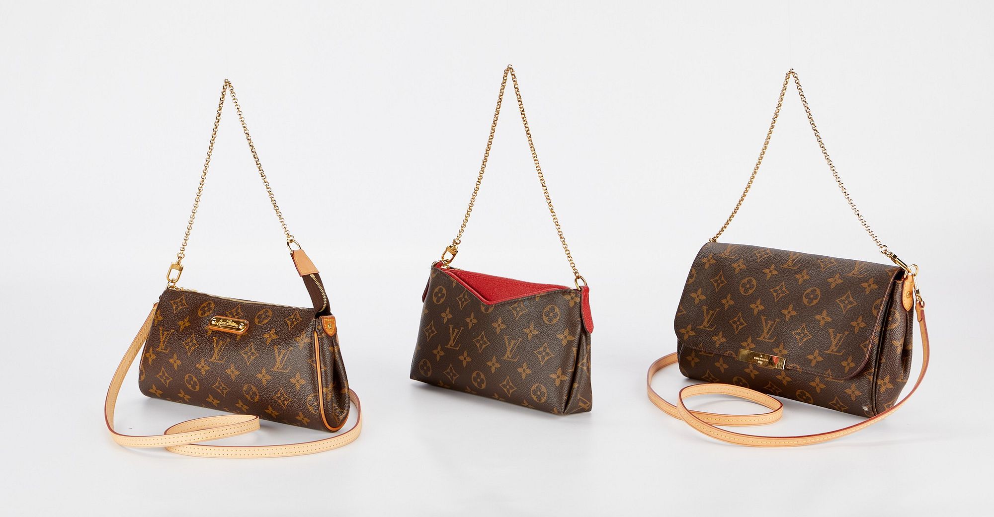 le_pho_banner 2 Group of 3 Louis Vuitton Clutches