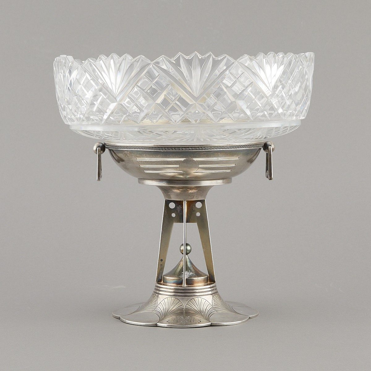 le_pho_banner 2 Russian Art Deco Sterling Tazza w/ Crystal Insert
