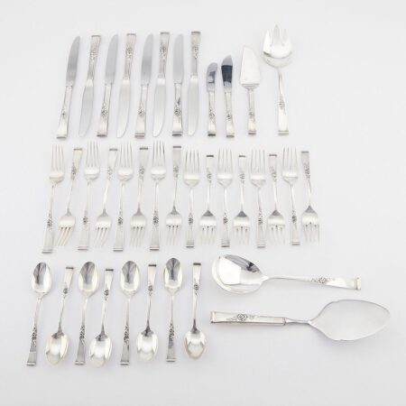 38 Pcs Reed & Barton Sterling Classic Rose Set