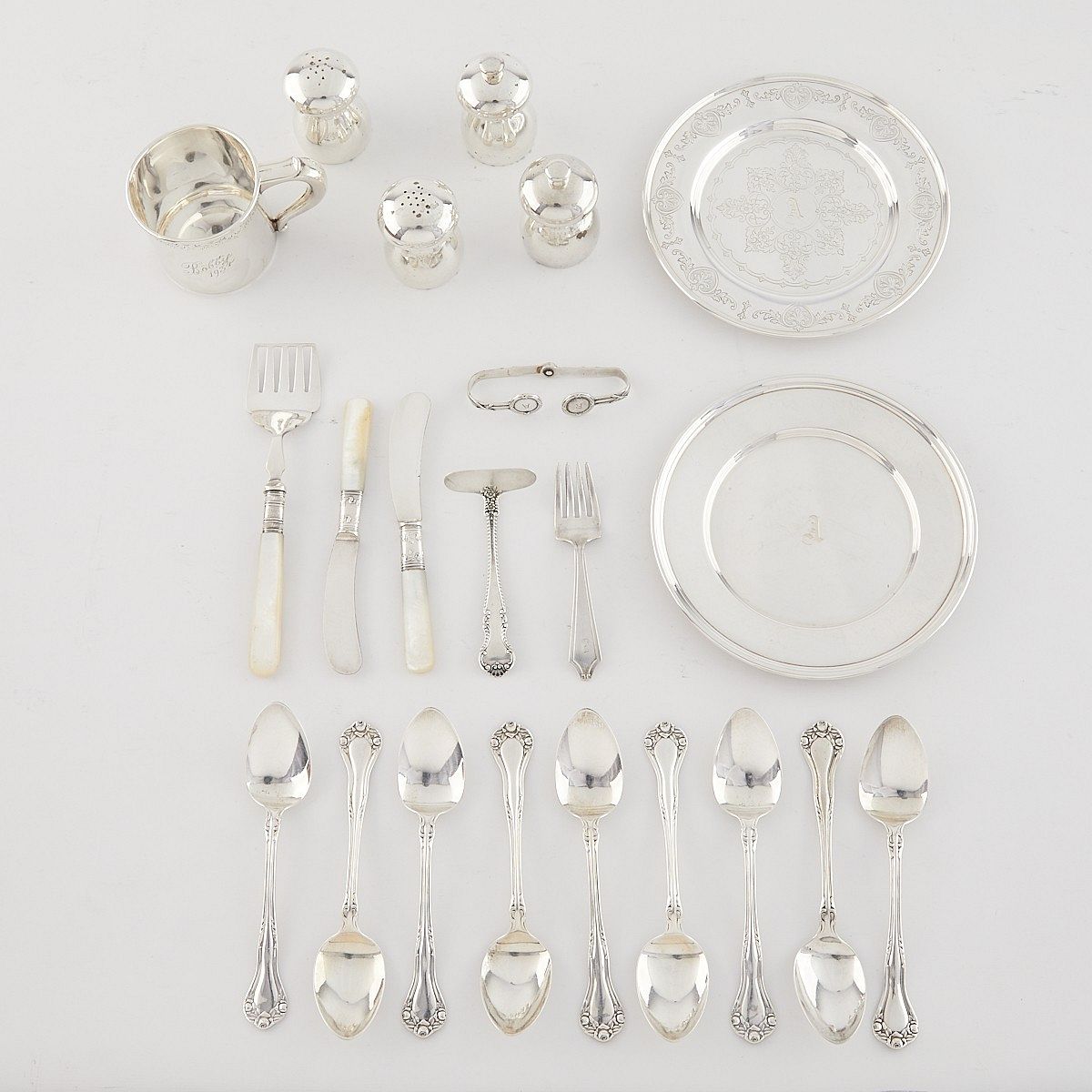 le_pho_banner 2 Group Sterling Silver, Silverplate, & 800 Silver