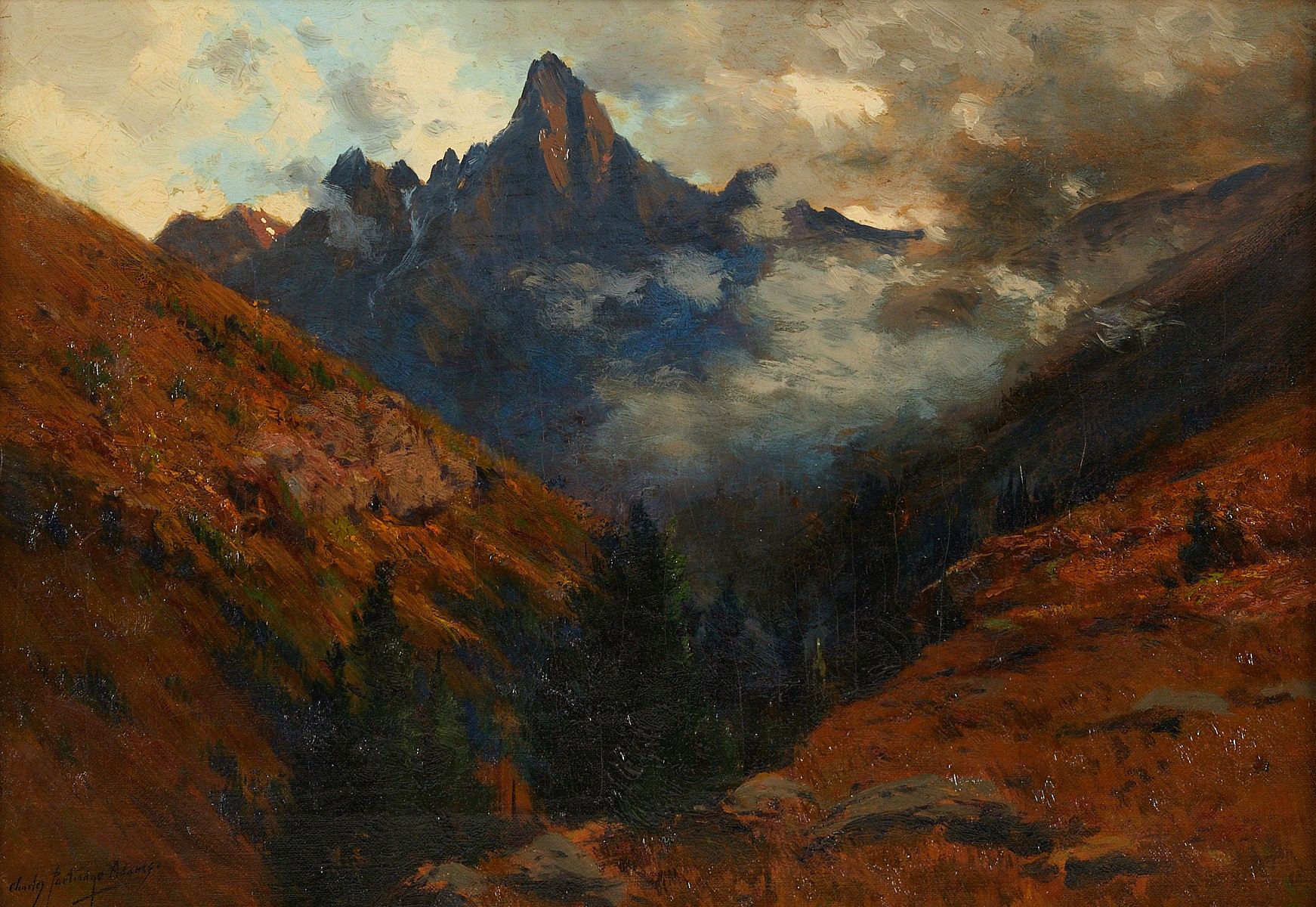 le_pho_banner 2 Charles Partridge Adams Landscape Oil Painting