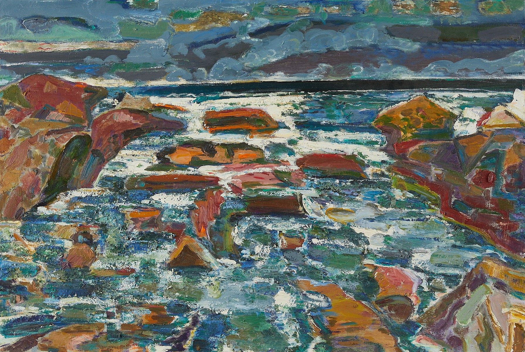 le_pho_banner 2 Bernard Chaet "Churning" Painting 2001-02