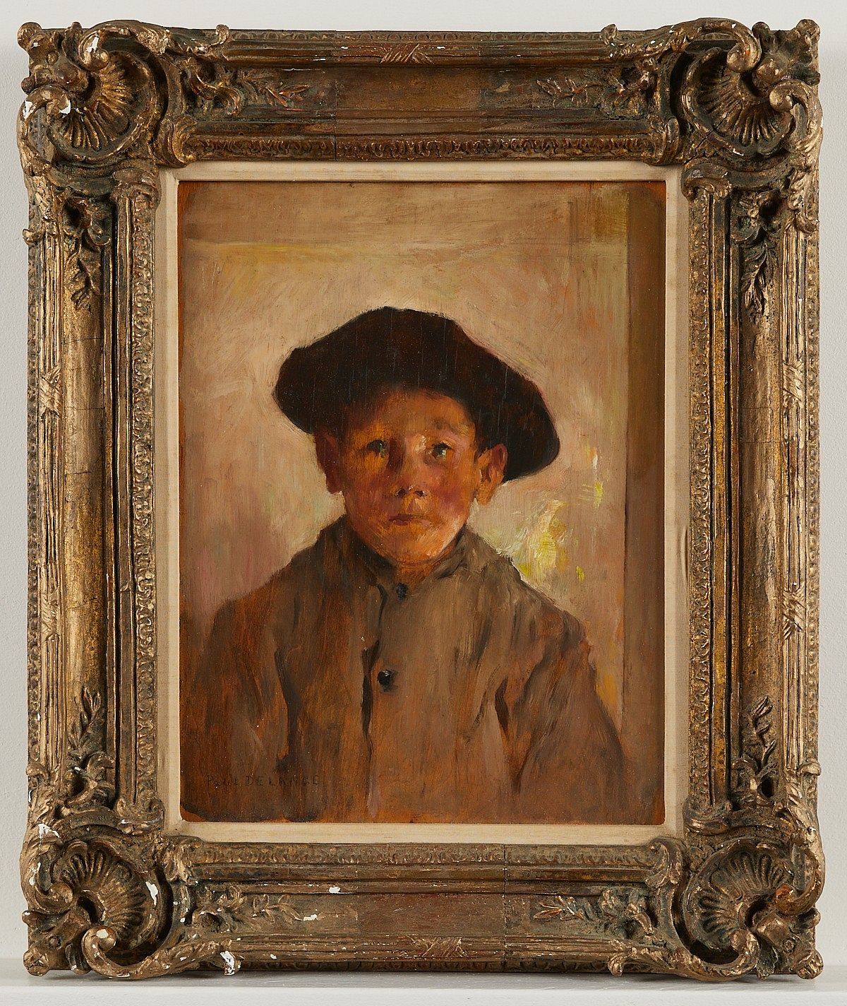 le_pho_banner 2 Paul-Louis Delance Child Portrait Painting