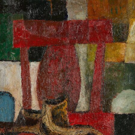 George Morrison Painting Still Life with Pipe 1949