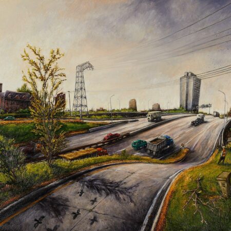 Rod Massey Oil on Board Landscape
