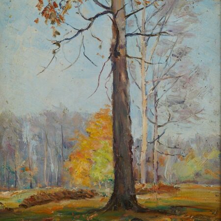 Alexis Fournier "October" Oil on Board Painting