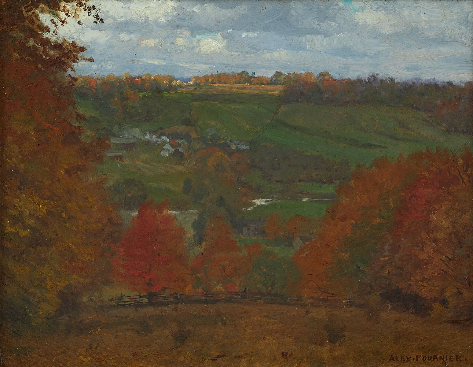 le_pho_banner 2 Alexis Fournier "Autumn in the Valley" Painting